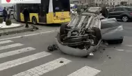 Kayseri'de Belediye Otobüsü ile Otomobil Çarpıştı: 9 Yaralı!