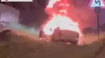 "Seyir halindeki araç alev alev yanarak kül oldu!"