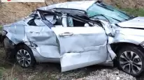 Burdur'da Otomobil ile TIR Arasında Çarpışma Meydana Geldi