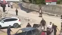 Torul ilçesinde park halindeki otomobil yangınla kül oldu!