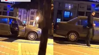 Esenyurt'ta Kimliği Belirsiz Hırsız Otomobili Çaldı, Güvenlik Kamerası Kayıtlarda!