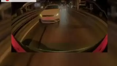 İstanbul'da Şoförü Kilometrelerce Takip Edip Kaza Yaptırmaya Çalıştı!