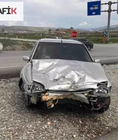 Kütahya'da meydana gelen trafik kazasında bir kişi yaralandı