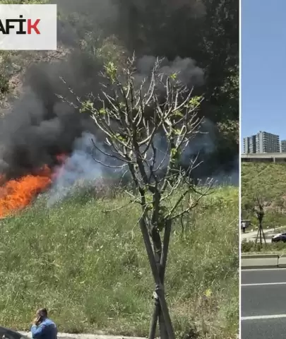 Ankara Çankaya'da Lüks Cip Alev Alev Yanarak Kullanılamaz Hale Geldi