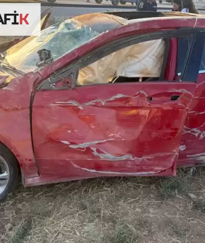Antalya'da Otomobil Devrildi: Bir Ölü, Bir Ağır Yaralı!