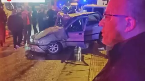 Ankara Keçiören'de Ters Yöne Giren Araç Kaza Yaptı: 5 Kişi Yaralı