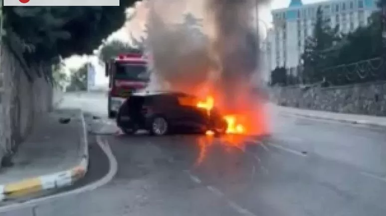 İstanbul Pendik'te Otomobilde Çıkan Yangın Hızla Söndürüldü!