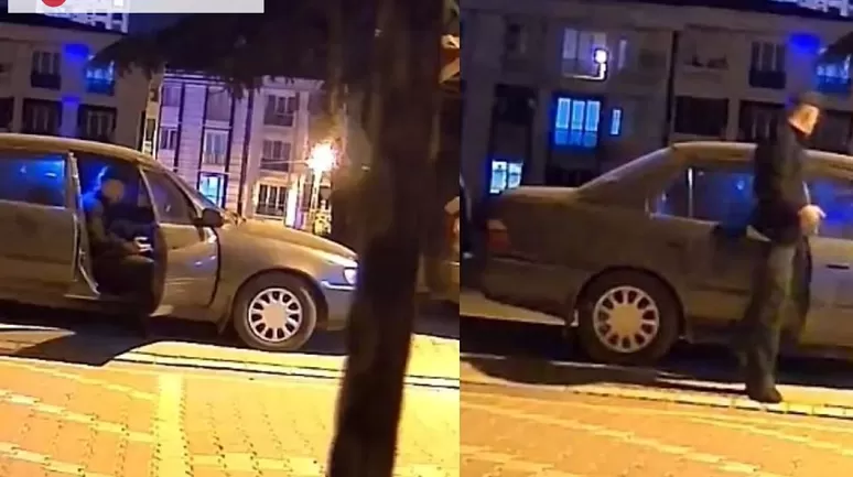 Esenyurt'ta Kimliği Belirsiz Hırsız Otomobili Çaldı, Güvenlik Kamerası Kayıtlarda!
