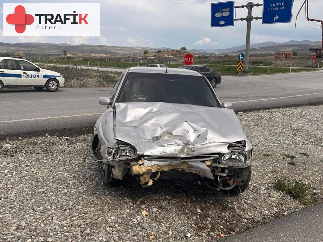 Kütahya'da meydana gelen trafik kazasında bir kişi yaralandı