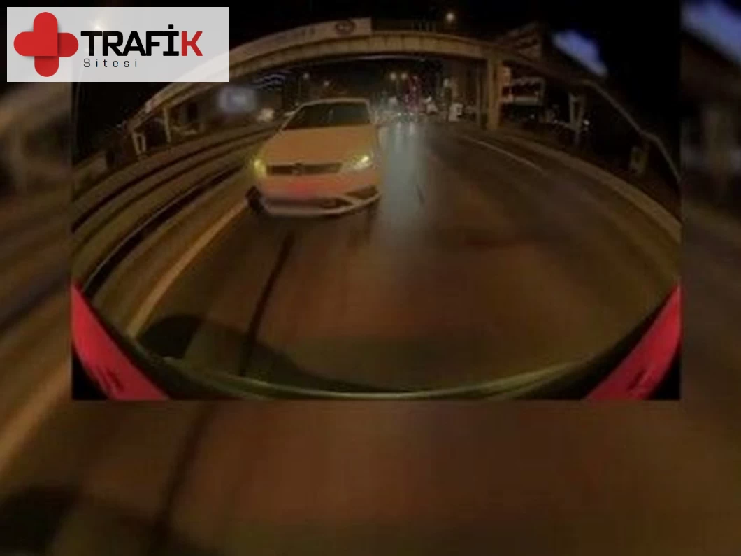 İstanbul'da Şoförü Kilometrelerce Takip Edip Kaza Yaptırmaya Çalıştı!
